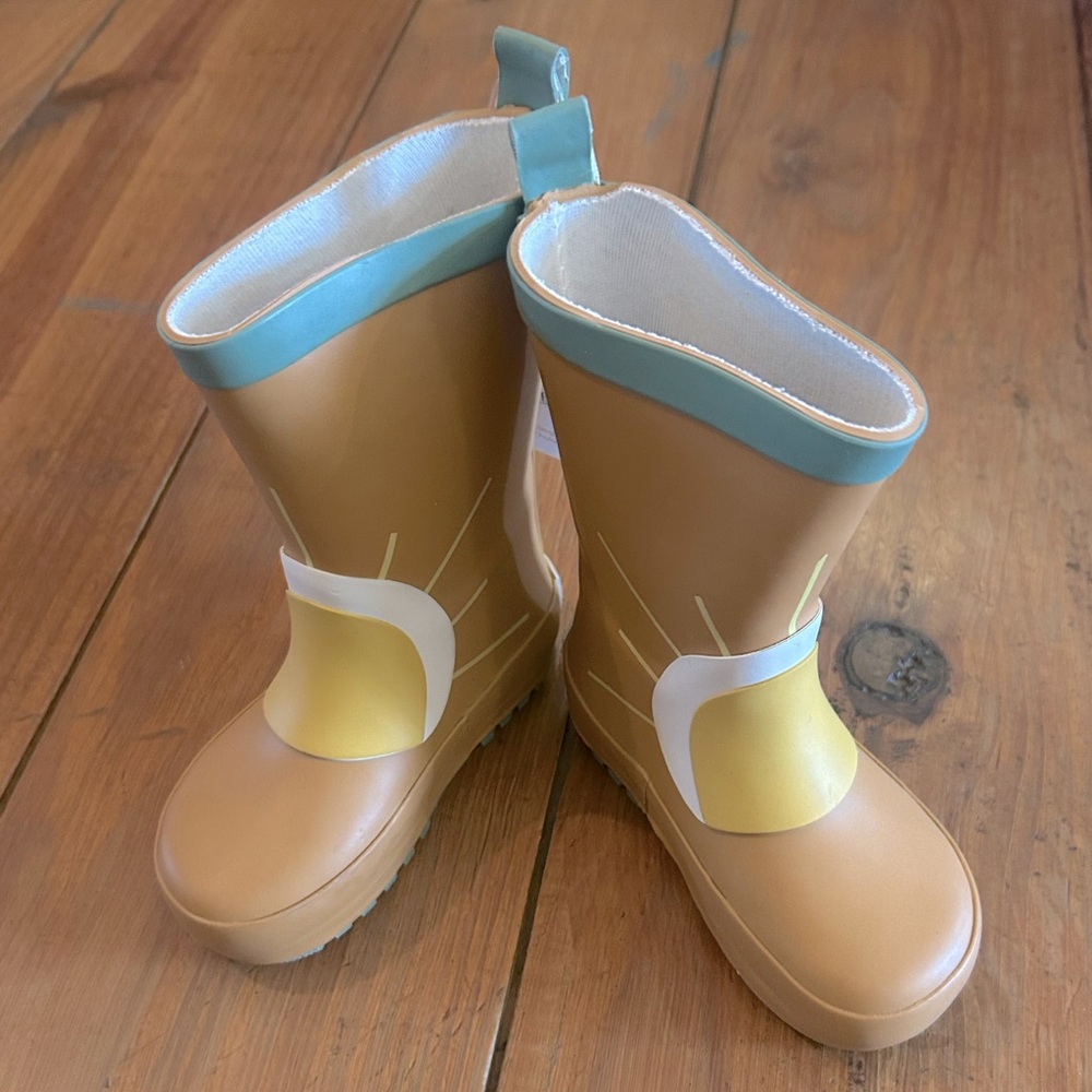 Gretch & Co ‘Sun Boots’ Sustainable Rain Boots, Euro size 21 (U.S. 5 - 5.5) NWB